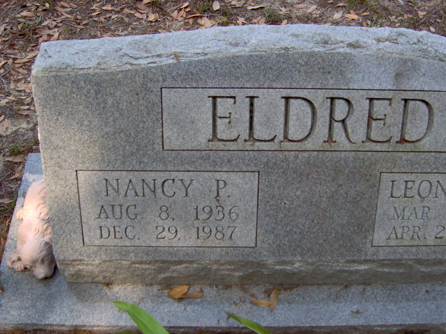 Headstone for Eldred, Nancy P.